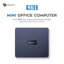 포토샵용캐드용컴퓨터 미니PC 데스크탑 본체, Intel Celeron N5095, 미국, 8GB 512GB