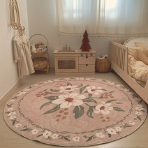 블랙 크라운 코코 아이방 원형 러그