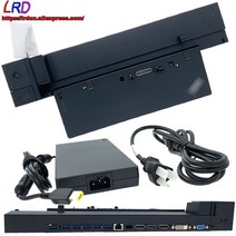 멀티 usb c타입 노트북 도킹스테이션 허브 포트 c포트 도킹 2022 원래 40a5 워크스테이션 도크 230w ac 전원 어댑터 lenovo thinkpad p70 p71, 어댑터 없이