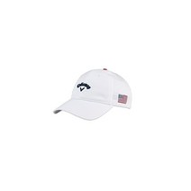 캘러웨이 Callaway 골프 헤리티지 트윌 모자, One Size, White/Navy/Red