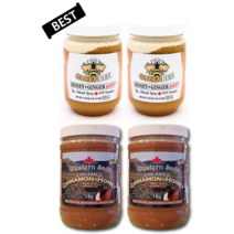 캐나다 Western sage 계피 석청꿀 1 kg (2개) + Queen Bee 생강 석청꿀 500g(2개) 세트_ 출시