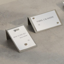 메탈 메모 가격표 꽂이 가격표스탠드 쇼클립, 골드