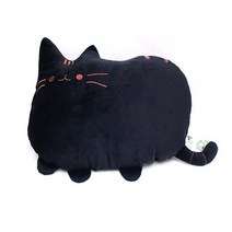 기프트앤돌 대형 고양이쿠션 말랑말랑 미오미오 고양이인형 50cm, 블랙미오