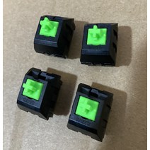 RGB 매직 축 MX 그린 스위치 레이저 블랙위도우 크로마 게임용 기계식 키보드 및 기타 LED 포함 4 개, [01] Green Switch, 없음, Green Switch