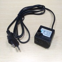 양수기 엔진 가압 펌프 Ac 220v 3w eu 플러그 잠수정 워터 펌프 수족관 분수 공기 물고기 연못 탱크, 검은색