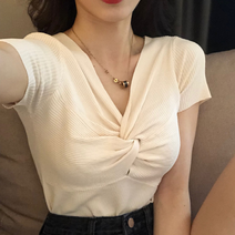 제이컬리 bebedi 여성용 꽈트니 셔링 반팔티