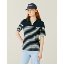 23SS [PUPPY]아이보리 퍼피자수 면 반팔카라티셔츠 HSTS3BL59IV