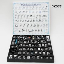 가정용 노루발세트 INNE 재봉틀 Presser 형제 가수 Darning Foot Feet 국내 Braiding 블라인드 스티치 11-8, 08 press foot 62pcs