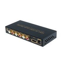 HDMI TO RCA 2선 5.1CH 아날로그 오디오 컨버터 사운드 컨버터 오디오광 컨버터