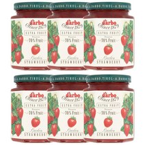 다보 스트로베리 잼 70% 후르츠 영국 Darbo Strawberry Jam 70% Fruit, 6팩