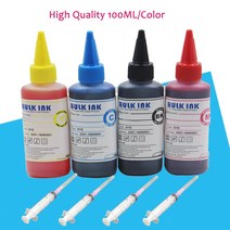 엡손 WF-3620DWF 호환 UV 염료 잉크 리필 시스 3640DT WF 7110DTW 7610DWF 7620 wf7710 7720 WF-7210 4x100ml