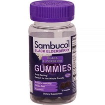 Sambucol 블랙 엘더베리 구미젤리 구미젤리 30개