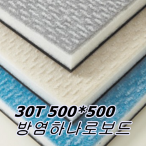 대원종합마트 하나로보드 30T 500*500접착식 흡음재 차음재 동시에 셀프방음, 블루