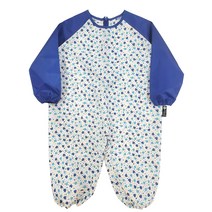 유아동 전신미술가운 배색형, 블루딸기