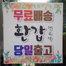 엄마 아빠 시아버지 생신 환갑 칠순 팔순 상차림 축하 문구 플랜카드 현수막 100cm x 70cm 제작, 디자인-18