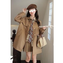 MOSAIRATION가을 패션 여성용 쇼트 트렌지 코트 숏점퍼 하프재킷