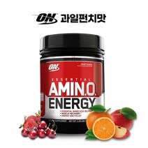 (옵티멈) 아미노 에너지 프리워크아웃 부스터 드링크 585g 커피대신 마시는 부스터, Fruit Fusion