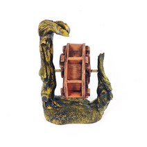 고목물레방아 분수(소) 실내 미니 가습 분수대 정원 가든 꾸미기 소품, 포함