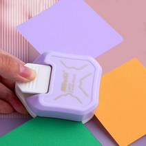 사무용제본기 학교제본기 관공서제본기 문구점 인쇄 카피 3 In 1 R10 R4 R7 코너 드릴링 머신 스크랩북용, 05 purple R4 R7 R10