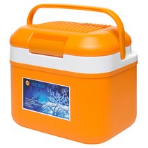노스폴K 아이스박스 5.2L 보냉 차량용 이동식 쿨러 레저 캠핑용품, 주황색