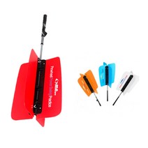 골프스윙연습기구 바람개비 스윙스피드 연습기, 일반그립 화이트