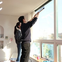 솔라뷰 창문단열필름 아파트 베란다 열차단 시트 셀프시공 재단판매 152cm X 50cm, 블랙아웃-150x50