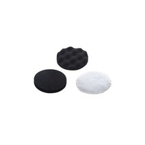 자동차광택기 듀얼 광택기 무선 폴리셔 자동차 전기 연마 기계 7.4V 속도 조절 4000 rpm 왁서 왁싱 버핑용 폼 울 패드 포함, 3Pcs 버핑 패드 세트