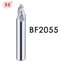 BB 카바이드 테이퍼 엔드밀 각도 CNC 가공 커터 금속 라우터 비트 05 1 15 2 3 8 10 도, BF2055, 1.5x3deg D4x50