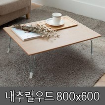 ohnew 컴퓨터책상 중고등학생책상 1인독서실책상 가정용책상 접이식 좌식노트북책상 밥상 자연 나무, 내추럴오크