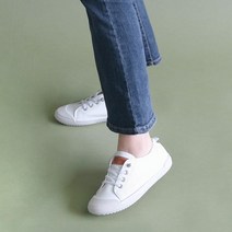 구두모모 드리 밴딩 가죽 스니커즈 (2.5cm)