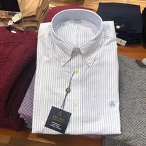 브룩스브라더스 셔츠 스트라이프 코튼 옥스포드 아이리쉬 레귤러핏 캐쥬얼셔츠 리젠트핏 스포츠