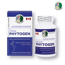 PHYTOGEN 파이토젠 대두 이소폴라본 콩 식물성에스트로겐 여성 갱년기 중년기 선물 추천 영양제 식약처인증 건강기능식품, ---60캡슐---