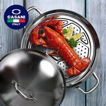 까사니 그랜드 파티팬 34cm 스테인리스 찜솥 냄비