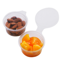 투명 원터치 소스컵 밑면 5cm x 윗면 6cm x 높이 3cm, 10개입, 3개