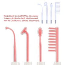 고주파마사지기 가정용 고주파 바디고주파 darsonval 4pcs 고주파 얼굴 버섯 전극 노즐 부착 튜브 얼굴 마사지 보라색 빛 얼굴 스킨 케어 장치, 네온 4 개