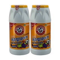 암앤해머 내츄럴 쉐이커 베이킹소다, 400g, 2개