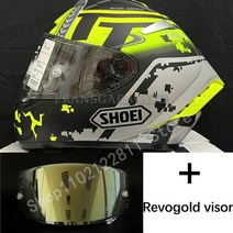풀 페이스 헬멧 X14 x-fourteen x-spirit 3 맨 섬 tt 레이스 스트리트 레이싱 오토바이 casco de motocicleta, l, 레보 골드