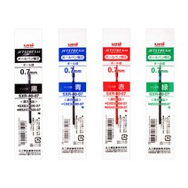 유니 제트스트림 단색용 다색용 리필 볼펜심, 다색용 SXR-80-07 레드 0.7m, 1개
