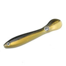 낚시 미끼 10cm6g 소프트 스피닝 미끼 실리콘 인공 미끼 겨울 플라스틱 용품 태클 액세서리, 색상 3, 100mm