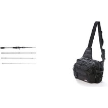 일본낚시 아부가르시아 프레시 솔트 워터로드 베이트 크로스필드, 4pcs 낚싯대 + XRFC-704M-MB