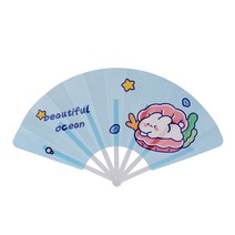 여름바다 접이식 부채 판촉선물 휴대용부채, 상세 참조
