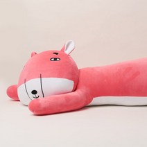 여우인형 130cm 안고자는 동물 쿠션인형 등받이 침대쿠션 긴베개 핑크 폭스 재재데이, 상세페이지 참조
