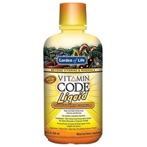 가든오브라이프 Garden of Life 비타민 코드 리퀴드 멀티비타민 포뮬러 오렌지 망고, 900ml
