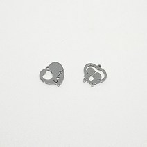 동대문153 [DSP-0039]동대문 악세사리 재료 부자재 도매 써지컬 팬던트 하트
