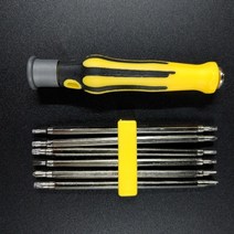 6in1 드라이버 세트(십자 일자 별 Y M 비트 포함) 발리송 수리