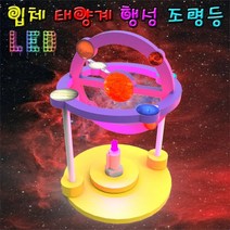 LED 입체 태양계행성 무드등 솔라 시스템 5인용(1914), 5인용
