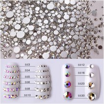 대용량 크리스탈스톤 세트 1440개, #2 AB크리스탈