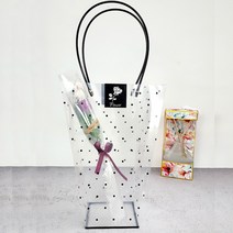 화분 비닐 쇼핑백(5세트) (35cm) 투명 쇼핑백 SCF51