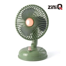 지니큐 FN-800M 스탠드형 선풍기 탁상용 선풍기 그린 3엽날개
