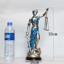 정의의 여신상 변호사 법률 법원 축하 기념 선물 장식, D형